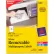 Avery® Removable Inkjet/Laser ID Labels, 8-1/2 x 11, White, 25/Pack