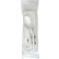 Boardwalk® Six-Piece Cutlery Kit, Fork/Knife/Teaspoon/Napkin/Pepper/Salt, White, 250/Carton