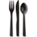 Eco-Products® Heavyweight Cutlery Kit, Fork/Knife/Soup Spoon/Teaspoon, Black, 250/Carton