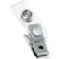 GBC® Badge Clip with Mylar Strap, Silver, 100/Box