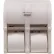 Georgia-Pacific® Professional Compact Quad Vertical 4-Roll Coreless Tissue Dispenser, White