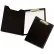 Samsill 71410 Pad Holder, Heavyweight Sealed Vinyl, Brass Clip, Inside Front Pocket, Black