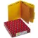 Smead® Pressboard Classification Folders, Letter, Four-Section, Yellow, 10/Box