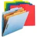 Smead® Pressboard Classification Folders, Letter, Six-Section, Assorted, 10/Box