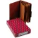 Smead® Pressboard Classification Folders, Self Tab, Legal, Eight-Section, Red, 10/Box