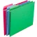 Smead® Erasable FasTab Hanging Folders, 1/3-Cut, Letter, 11 Point St, Assorted, 18/Box