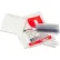 Universal Hanging File Folder Plastic Index Tabs, 1/3 Tab Cut, 3 1/2" Tab, Clear, 25/Pack