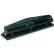 Universal 12-Sheet Deluxe Two- and Three-Hole Adjustable Punch, 9/32" Holes, Black