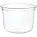 Vegware™ Round Deli Pot, 16 oz. Capacity, 4-5/8" Dia. x 3"H, Clear, 500/Carton