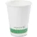 Vegware™ 89-Series Compostable Hot Cups, 12 oz. Capacity, White/Green, 1000/Carton