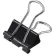 Universal® Medium Binder Clips, Steel Wire, 5/8" Cap., 1-1/4" Wide, Black/Silver, 36/Pack