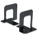 Standard Economy Metal Bookends, Black Enamel