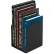 Universal Magnetic Bookends, Magnetic Base, 6 x 5 x 7, Metal, Black, Pair