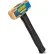 Estwing® Sledge Hammer, 4 lb. Brass Head, 12"L Indestructible Steel/Rubber Handle