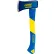 Estwing® Axe with 14"L Fiberglass Handle, 1.25 lb. Head, Blue/Yellow