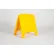 SignPro Two-Sided Mini Street Sign, Yellow, 24-4/5"L x 28-3/8"W x 31-1/2"H