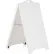 SignPro Two-Sided Street Sign, White, 28-9/10"L x 26-3/4"W x 44-11/16"H