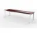 UltraSite® New Haven 6' Ash Wood Flat Bench without Back, Brown