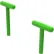 ActionFit T-Bar Exercise Station & UP197 Sign, Green