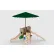 UltraSite® Timber Glen with Shade, Ground Spikes & Inground Shade Posts, Natural