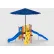 UltraSite® Timber Glen with Shade, Ground Spikes & Inground Shade Posts, Multi-color