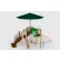 UltraSite® Boulder Point with Shade, Ground Spikes & Inground Shade Posts, Natural