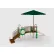 UltraSite® Layfette Playground with In-Ground Kit & Shade, Natural