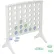 Ledge® Lounger Games Four In A Row, White Board, Sage Green/Sky Blue Large Pucks