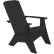 Ledge® Lounger Mainstay Adirondack, Regular, Ready To Assemble, Black