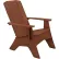 Ledge® Lounger Mainstay Adirondack, Regular, Ready To Assemble, Harvest