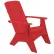 Ledge® Lounger Mainstay Adirondack, Regular, Ready To Assemble, Red