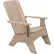 Ledge® Lounger Mainstay Adirondack, Regular, Ready To Assemble, Wheat