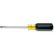 Urrea SAE Cushion Grip Screwdriver, 9402, Slotted Tip, 7-3/4"L, 4" X 3/16" Round Shank