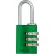 ABUS Anodized Aluminum Resettable 3-Dial Combination Lock 145/20 C - Green - Pkg Qty 6