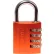 ABUS Anodized Aluminum Resettable 3-Dial Combination Lock 145/40 C - Orange - Pkg Qty 6