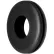 SBR Rubber Push-In Grommet for 1" Hole ID and 1/8" Edge Thickness - 3/8" ID - Pack of 10