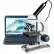 AmScope M150C-E5 40X-1000X LED Coarse & Fine Focus Science Student Microscope with 5MP USB Camera
