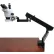 AmScope SM-6T-FRL 7X-45X Trinocular Articulating Zoom Microscope with Fluorescent Ring Light