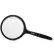 Sparco™ Hand-Held Magnifier, 2X Magnification with 4X Inset, 3.5" Diameter Lens, Acrylic