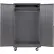 Global Industrial™ Configurable Mobile Wardrobe Cabinet, 48"W x 24"D x 85"H, Gray