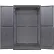 Global Industrial™ Full Pegboard Configurable Cabinet, 48"W x 24"D x 78"H, Gray