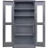 Global Industrial™ Clear-View Configurable Charging Cabinet, 36"W x 24"D x 78"H, 4 Shelves