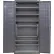 Global Industrial™ E-Locking Configurable Charging Cabinet, 36"W x 24"D x 78"H, 7 Shelves