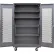 Global Industrial™ Configurable Ventilated Mobile Charging Cabinet, 48"W x 24"D x 85"H, 4 Shelves