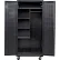 Global Industrial™ E-Lock Configurable Mobile Combination Cabinet, 36Wx24Dx85H, Black, 4 Shelf