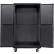 Global Industrial™ Configurable Mobile Pegboard Cabinet, 48"W x 24"D x 85"H, Black