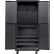 Global Industrial™ Configurable Mobile Pegboard Cabinet, 36"W x 24"D x 85"H, Black, 4 Shelf