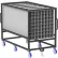 Valley Craft® Parts Cart, Double Sided w/ 5" x 5" Pockets, 800 lb. Cap., 84"L x 46"W x 67"H