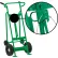 Valley Craft Hand Truck with Hand Brake For Steel/Plastic Drums, Pneumatic & Rear Poly Wheels, Green