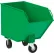 Valley Craft® Chip Truck, Swivel Wheel on Tapered End, 5/16 Cu. Yd. Cap., 1000 lb. Cap., Green
